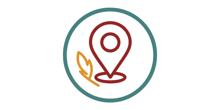 Standort-Icon mit Feder – Seniorenassistenz in Hamburg-Niendorf